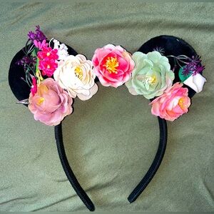 Floral Disney Ear Headband